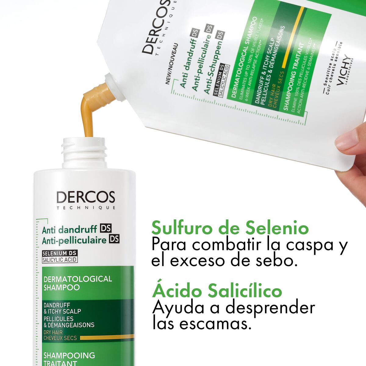 Shampoo Vichy DERCOS 500 ml-5